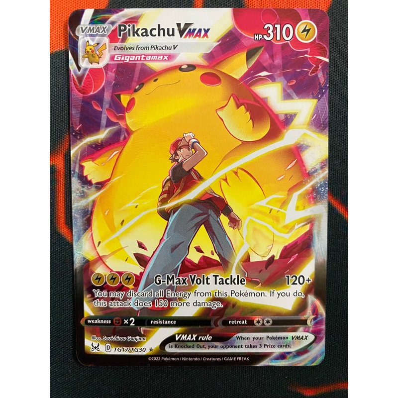 Pokemon Card Lost Origin Trainer Gallery TG17/TG30 Pikachu VMAX Ultra Rare *MINT*