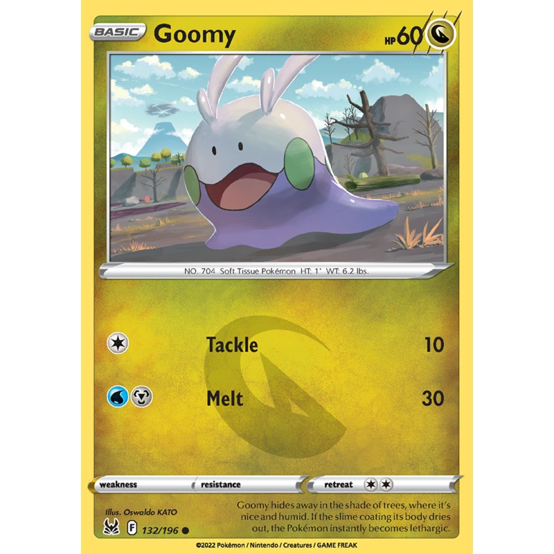 Pokemon Card Lost Origin 132/196 Goomy Common *MINT*