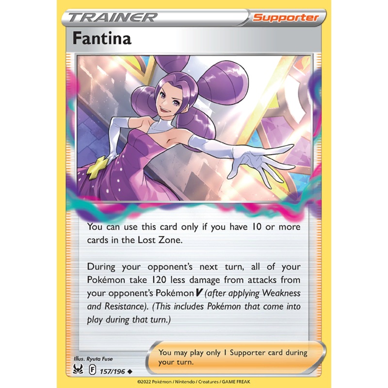 Pokemon Card Lost Origin 157/196 Fantina Item Uncommon *MINT*