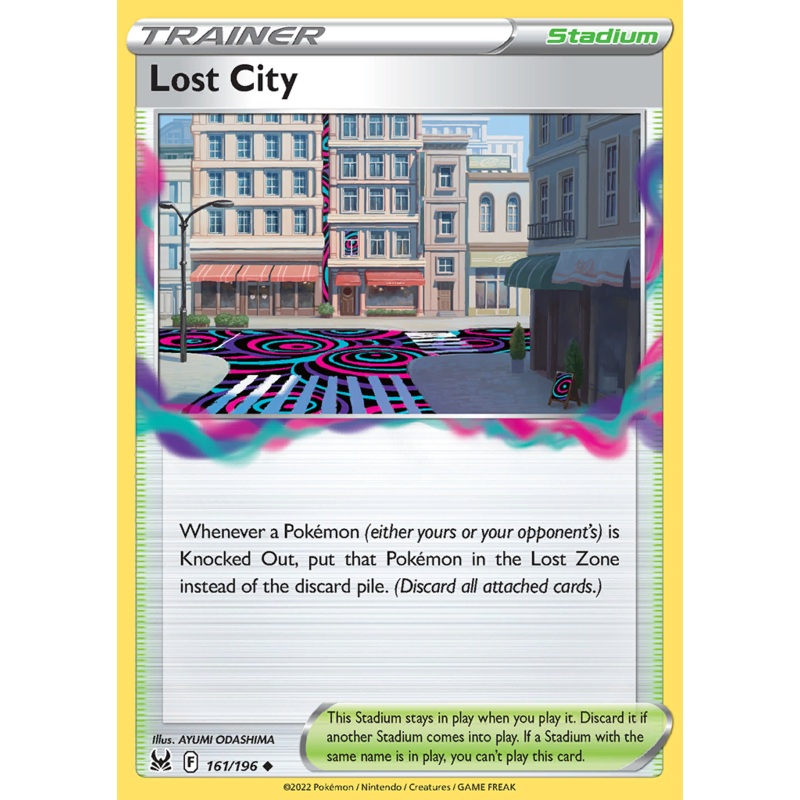 Pokemon Card Lost Origin 161/196 Lost City Stadium Uncommon *MINT*