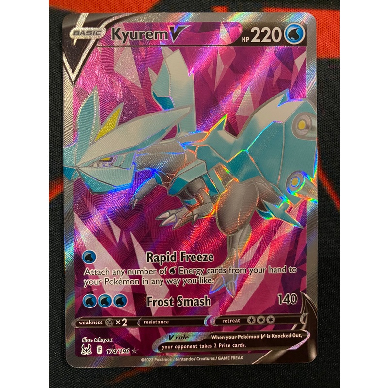 Pokemon Card Lost Origin 174/196 Kyurem V Full Art *MINT*
