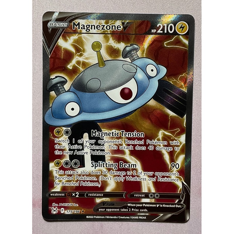 Pokemon Card Lost Origin 175/196 Magnezone V Full Art *MINT*
