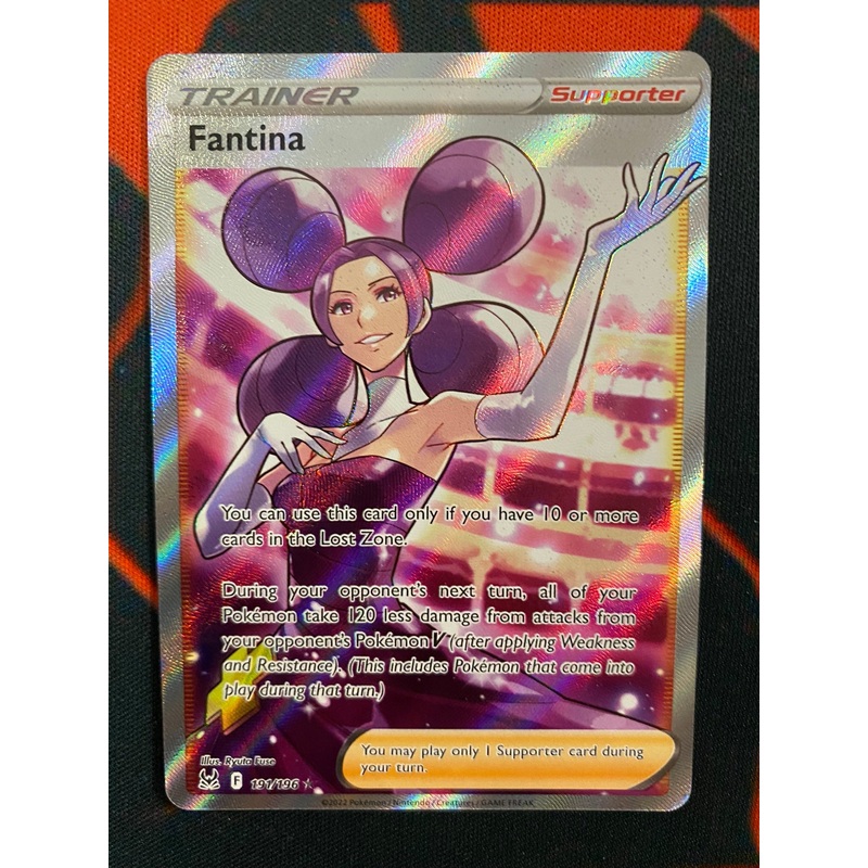 Pokemon Card Lost Origin 191/196 Fantina Supporter Full Art *MINT*