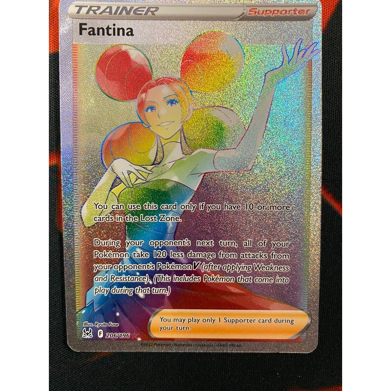 Pokemon Card Lost Origin 206/196 Fantina Supporter Hyper Rare *MINT*
