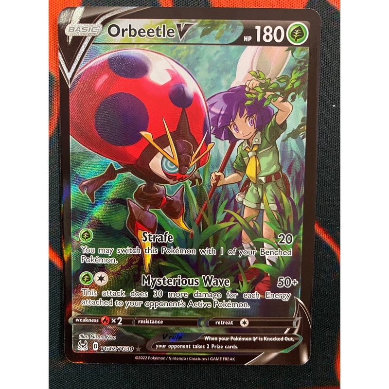 Pokemon Card Lost Origin Trainer Gallery TG12/TG30 Orbeetle V Ultra Rare *MINT*