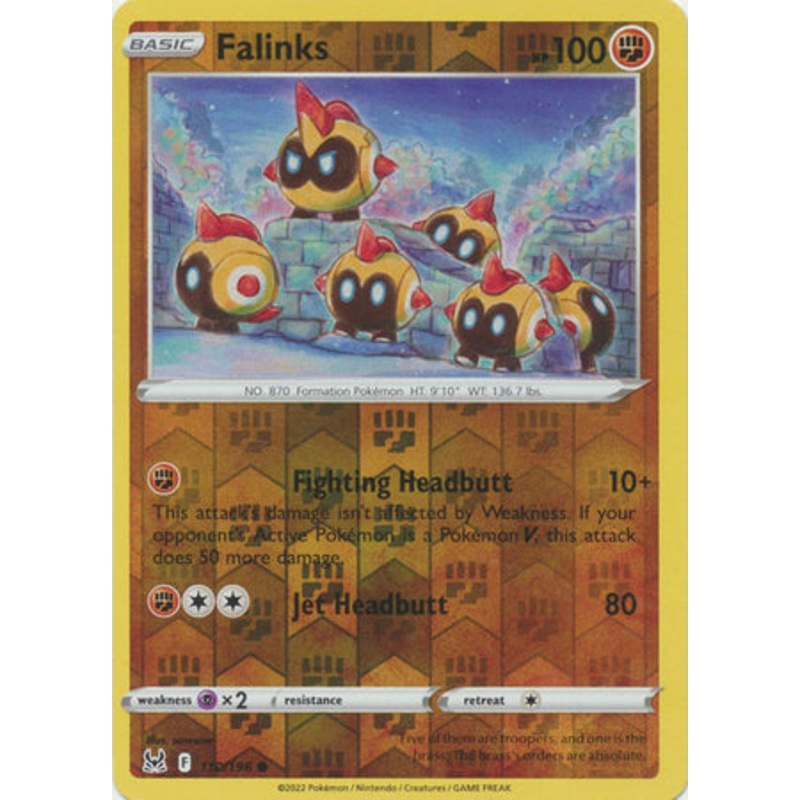 Pokemon Card Lost Origin 110/196 Falinks Reverse Holo Common *MINT*