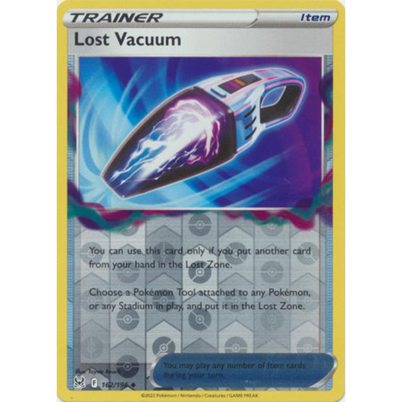 Pokemon Card Lost Origin 162/196 Lost Vacuum Item Reverse Holo Uncommon *MINT*