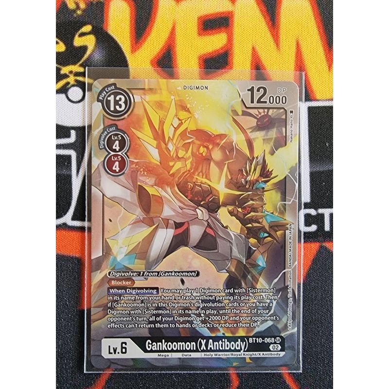 Digimon Card Xros Encounter Gankoomon (X Antibody) BT10-068 SR