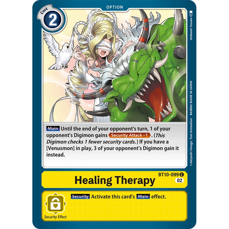 Digimon Card Xros Encounter Healing Therapy BT10-099 C