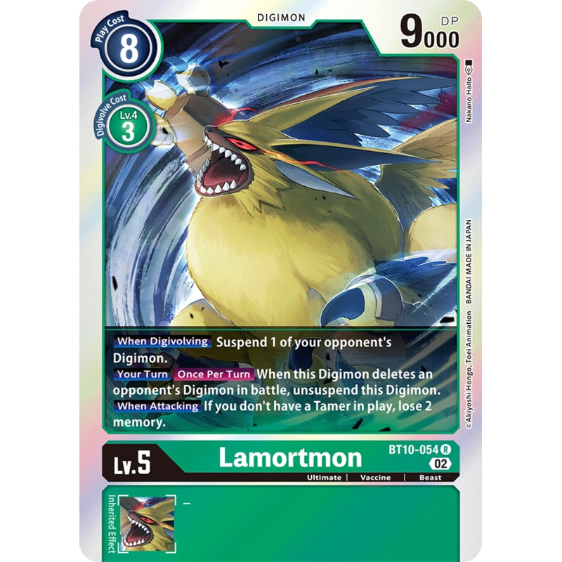 Digimon Card Xros Encounter Lamortmon BT10-054 R