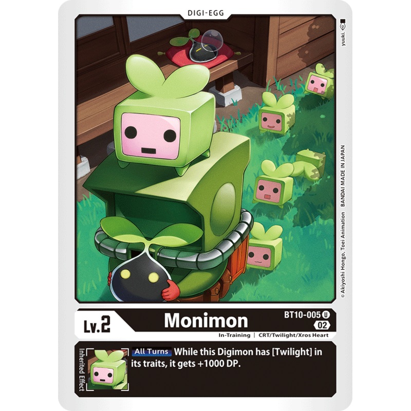 Digimon Card Xros Encounter Monimon BT10-005 U