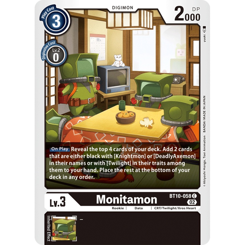 Digimon Card Xros Encounter Monitamon BT10-058 C