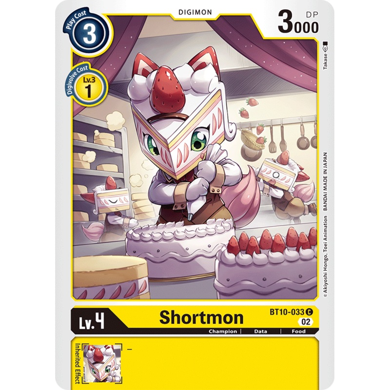 Digimon Card Xros Encounter Shortmon BT10-033 C