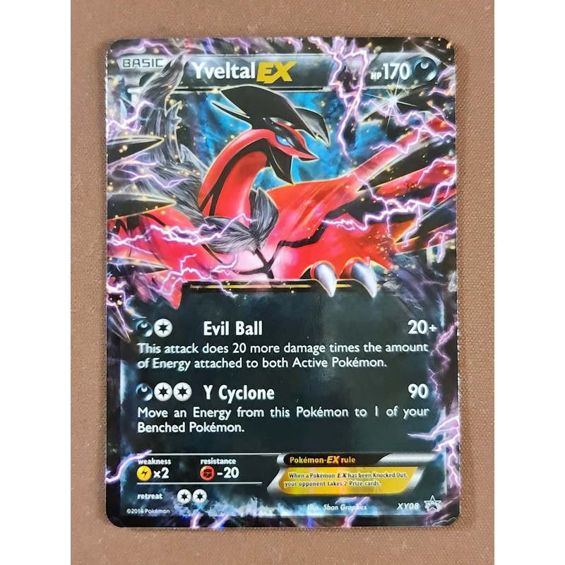 Pokemon Card XY Promo XY8 XY08 Yveltal EX