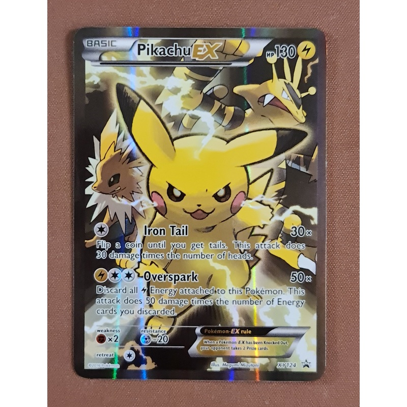Pokemon Card XY Promos XY124 Pikachu EX