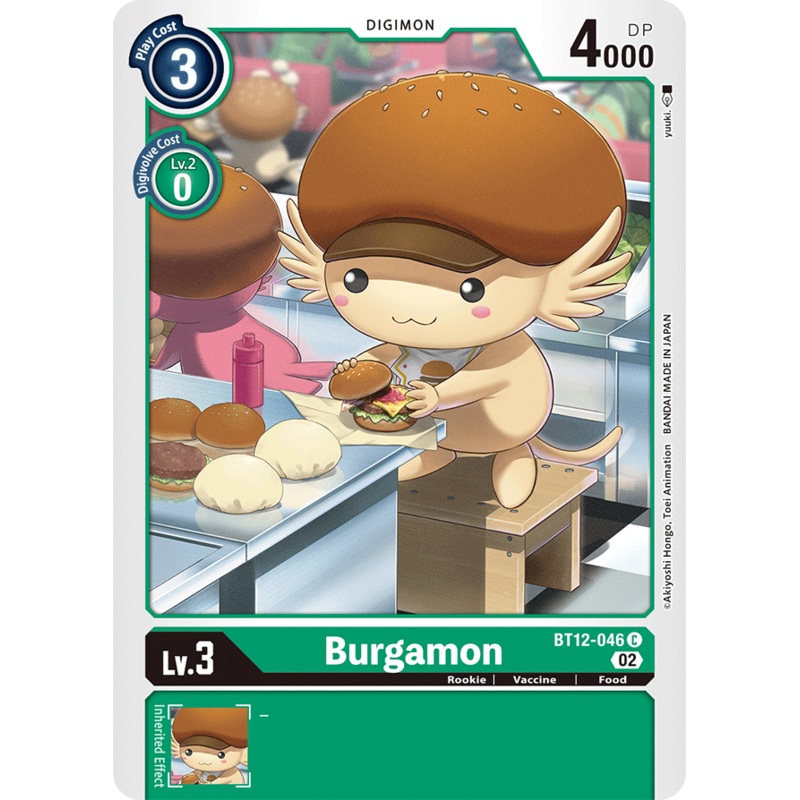 Digimon Card Across Time Burgamon BT12-046 C