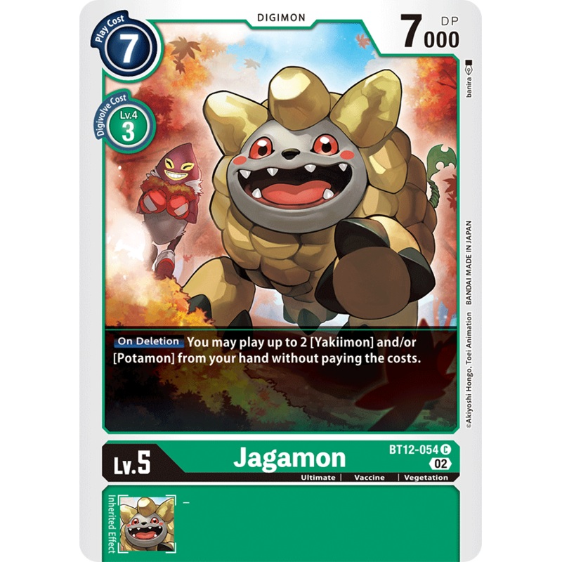 Digimon Card Across Time Jagamon BT12-054 C