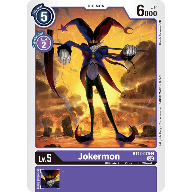 Digimon Card Across Time Jokermon BT12-079 C