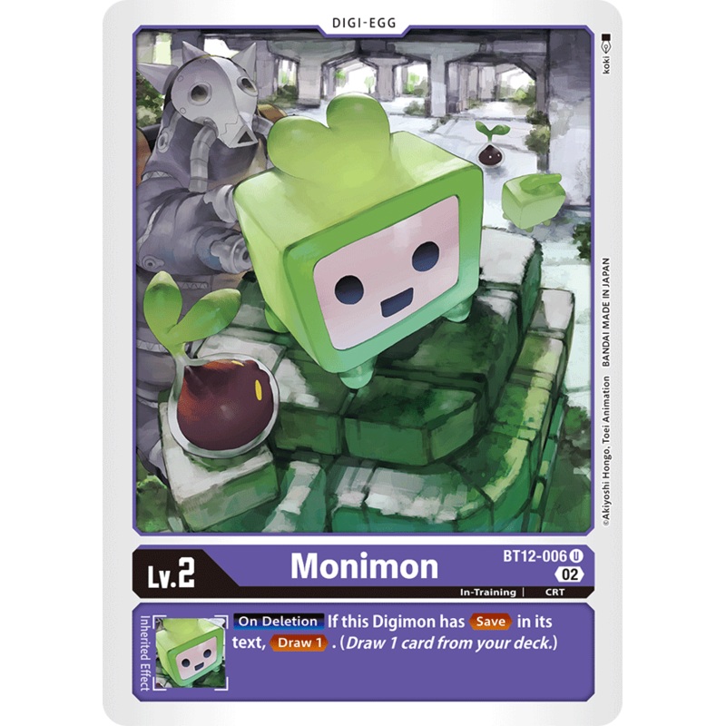 Digimon Card Across Time Monimon BT12-006 U