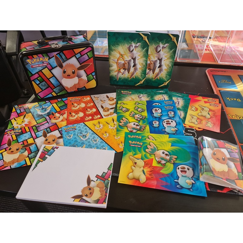 Pokemon TCG Eevelutions Treasure Chest **ACCESSORIES ONLY**