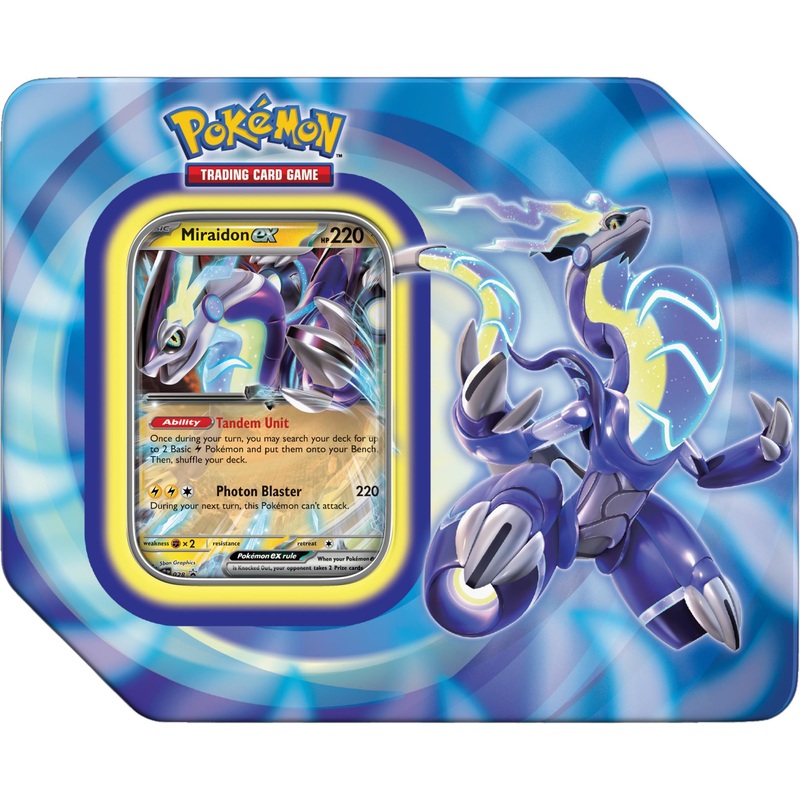Pokemon TCG: Paldea Legends Tin – Miraidon ex