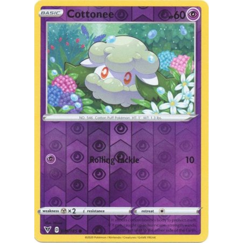 Pokemon Card Vivid Voltage 075/185 75/185 Cottonee Reverse Holo Common