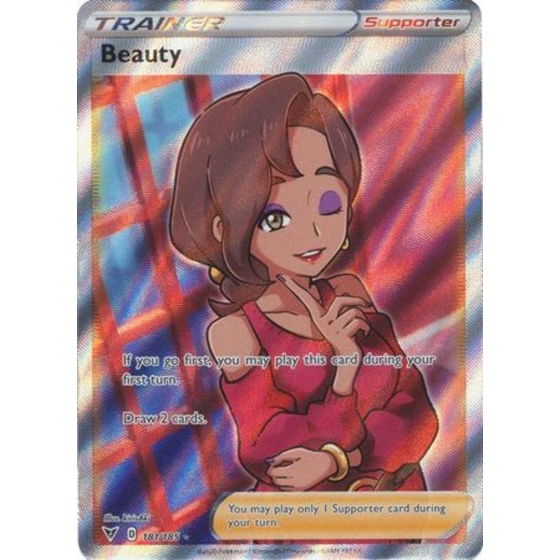 Pokemon Card Vivid Voltage 181/185 Beauty Supporter Full Art *M*