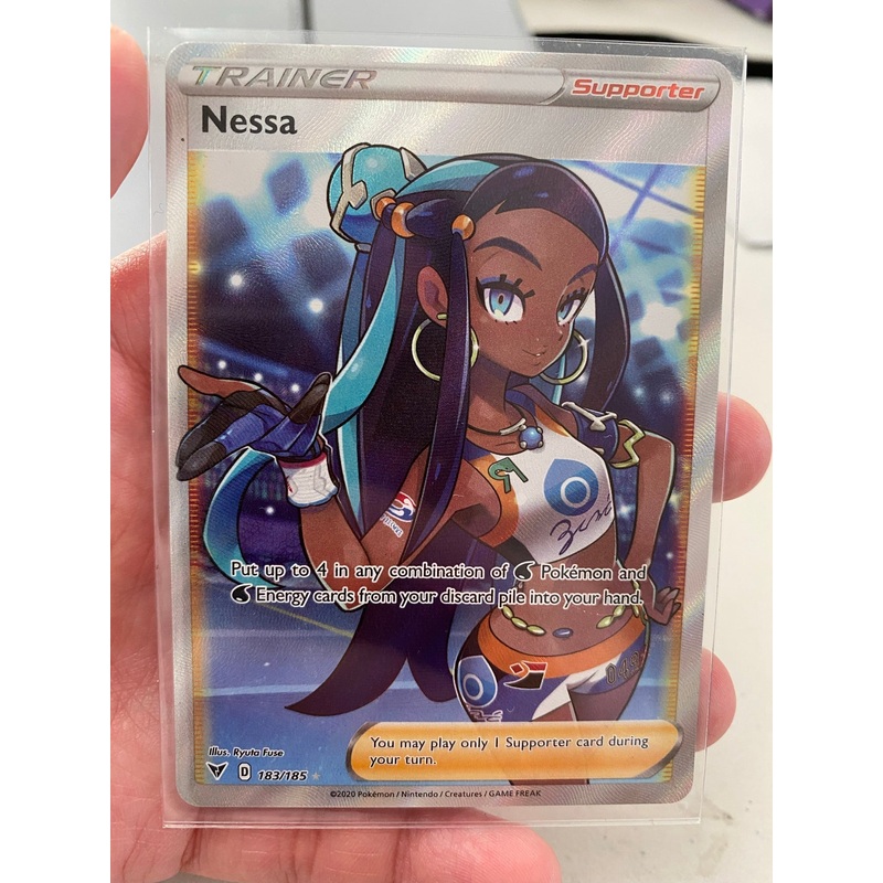 Pokemon Card Vivid Voltage 183/185 Nessa Supporter Full Art *M*