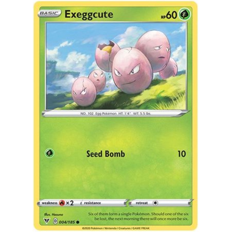 Pokemon Card Vivid Voltage 004/185 4/185 Exeggcute Common