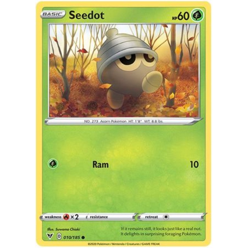 Pokemon Card Vivid Voltage 010/185 10/185 Seedot Common