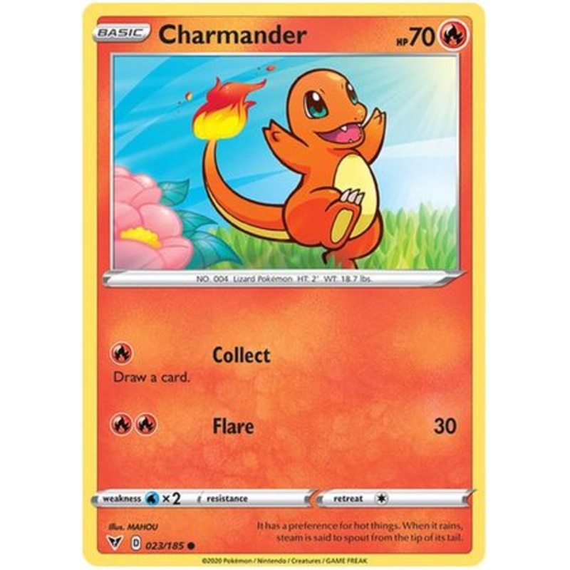 Pokemon Card Vivid Voltage 023/185 23/185 Charmander Common