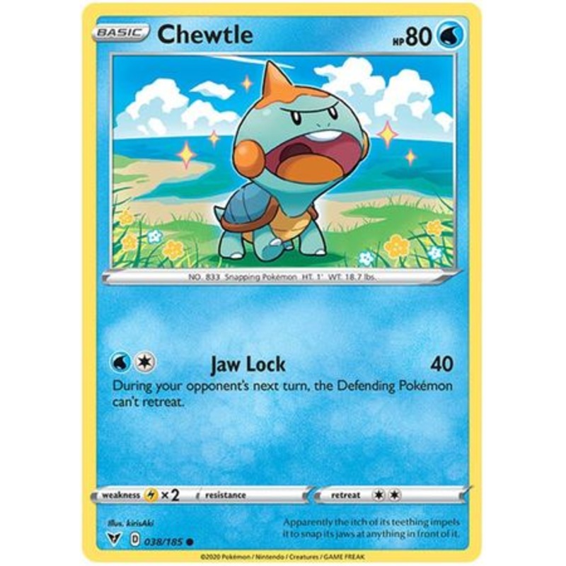 Pokemon Card Vivid Voltage 038/185 38/185 Chewtle Common