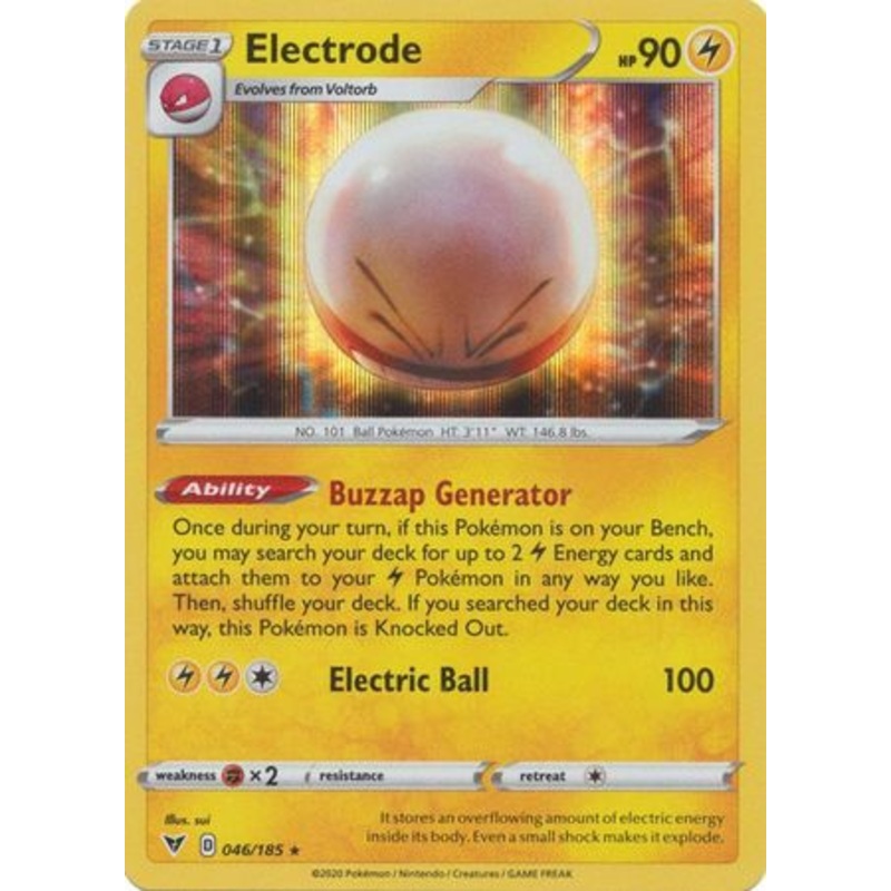 Pokemon Card Vivid Voltage 046/185 46/185 Electrode Holo Rare