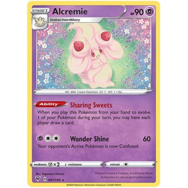 Pokemon Card Vivid Voltage 081/185 81/185 Alcremie Rare