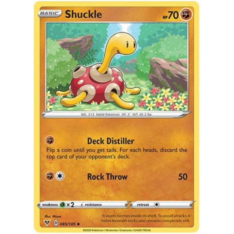 Pokemon Card Vivid Voltage 085/185 85/185 Shuckle Uncommon