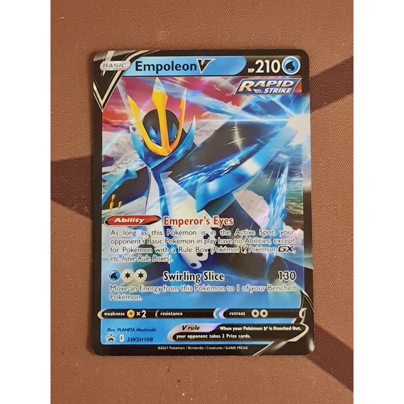 Pokemon Card SWSH Black Star Promos SWSH108 Empoleon V